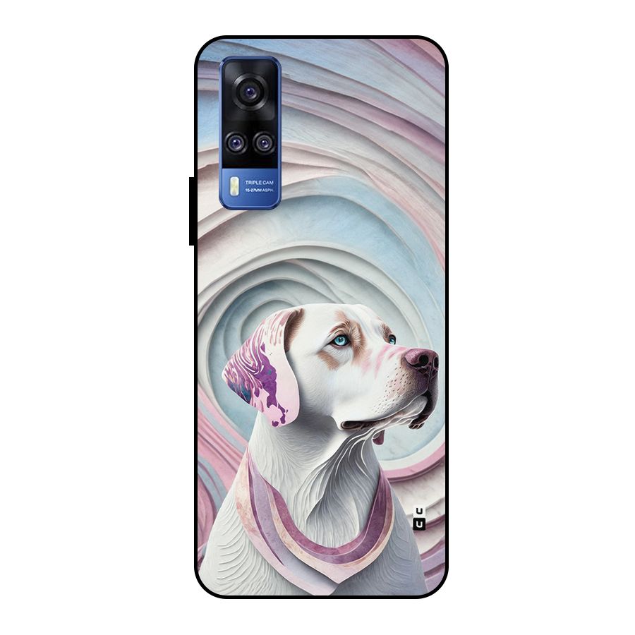 Eye Dog illustration Metal Back Case for Vivo Y51