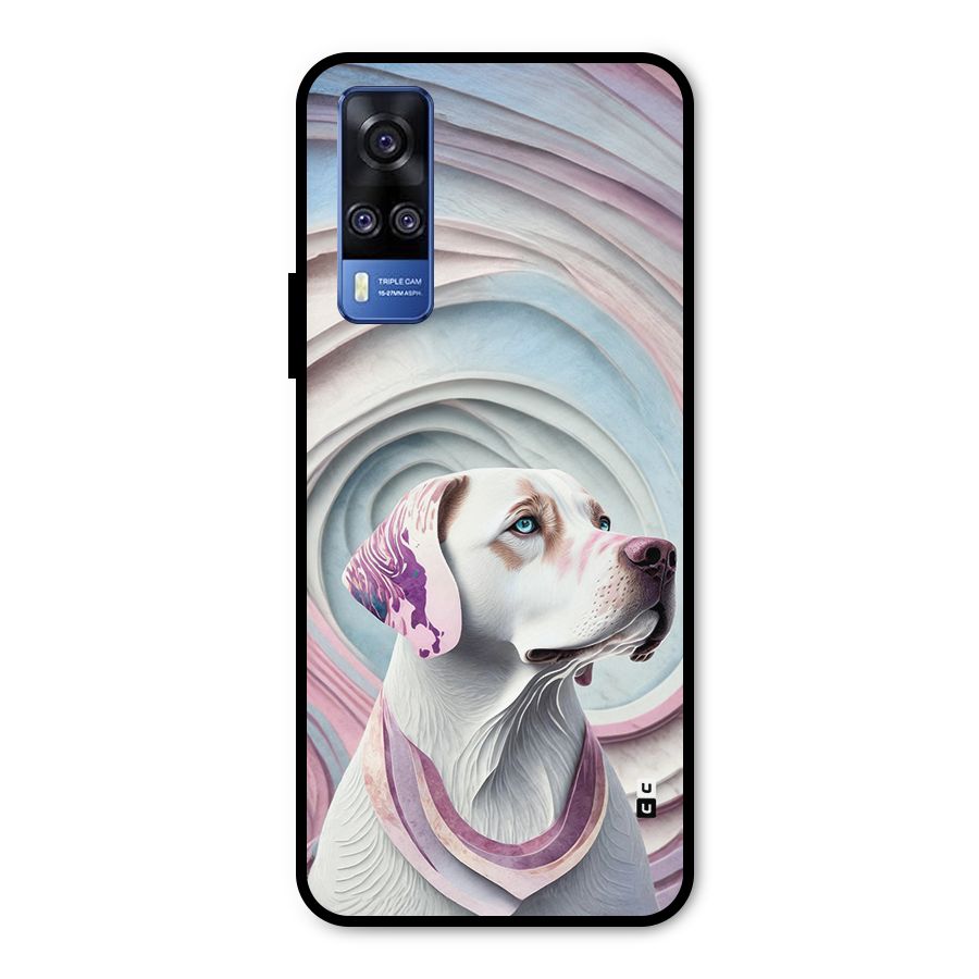 Eye Dog illustration Metal Back Case for Vivo Y51A