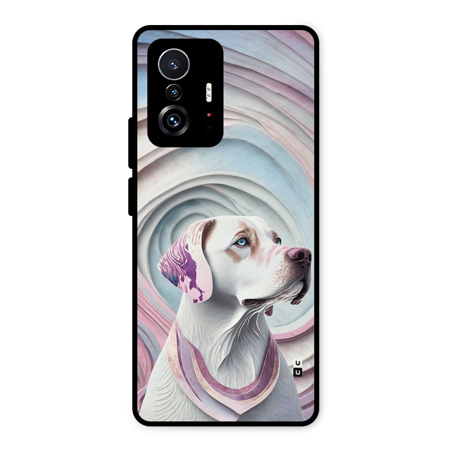 Eye Dog illustration Metal Back Case for Xiaomi 11T Pro