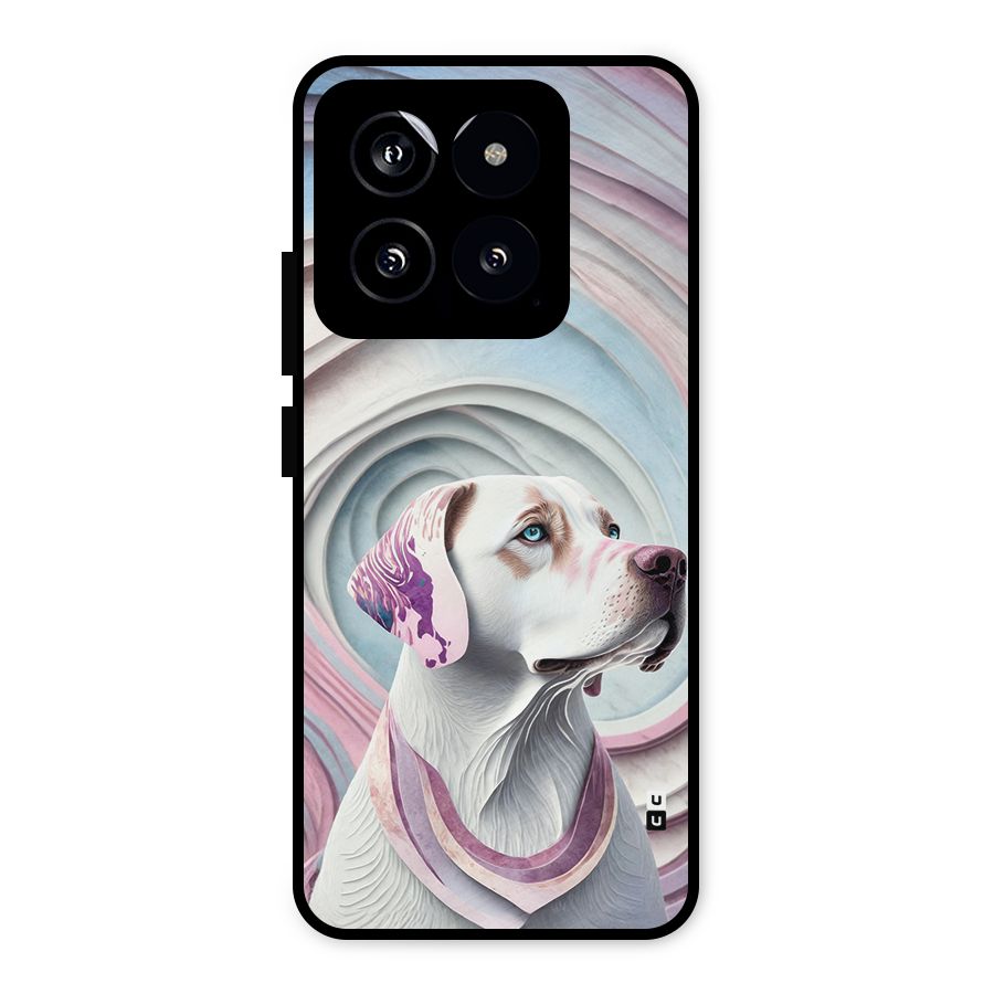 Eye Dog illustration Metal Back Case for Xiaomi 14