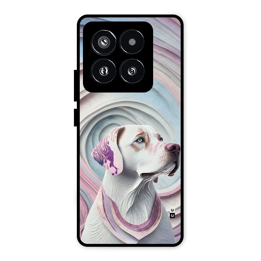 Eye Dog illustration Metal Back Case for Xiaomi 14 Pro