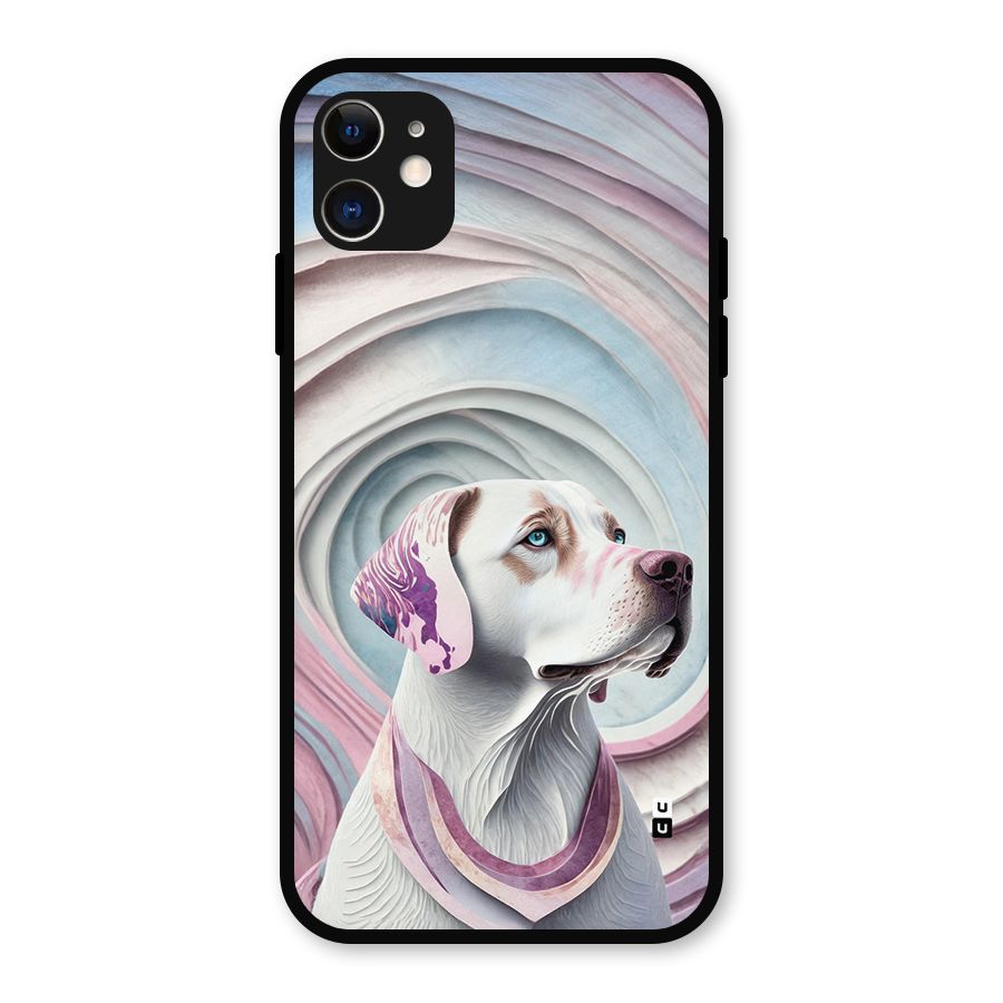 Eye Dog illustration Metal Back Case for iPhone 11