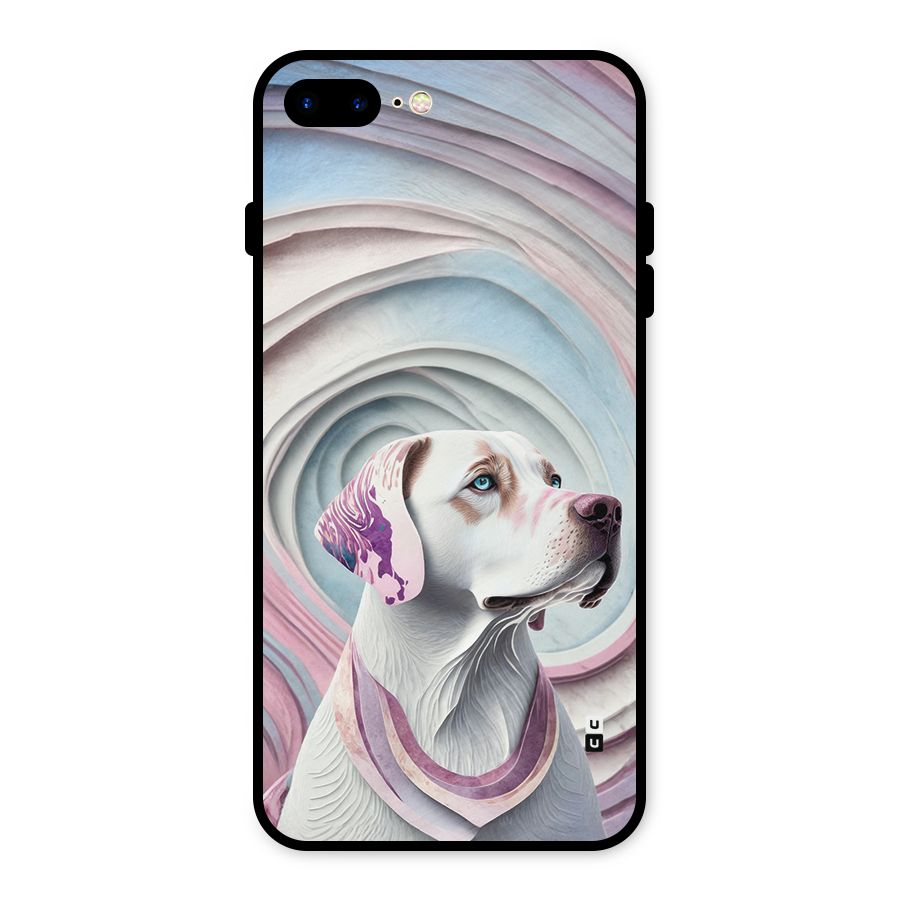 Eye Dog illustration Metal Back Case for iPhone 7 Plus