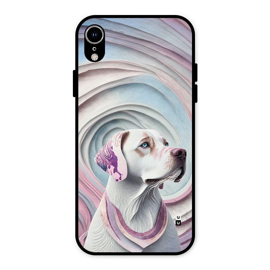 Eye Dog illustration Metal Back Case for iPhone XR
