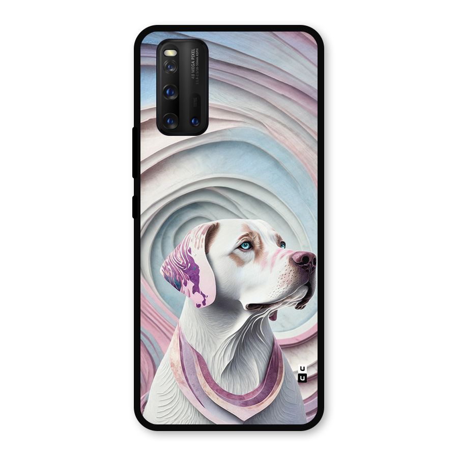 Eye Dog illustration Metal Back Case for iQOO 3