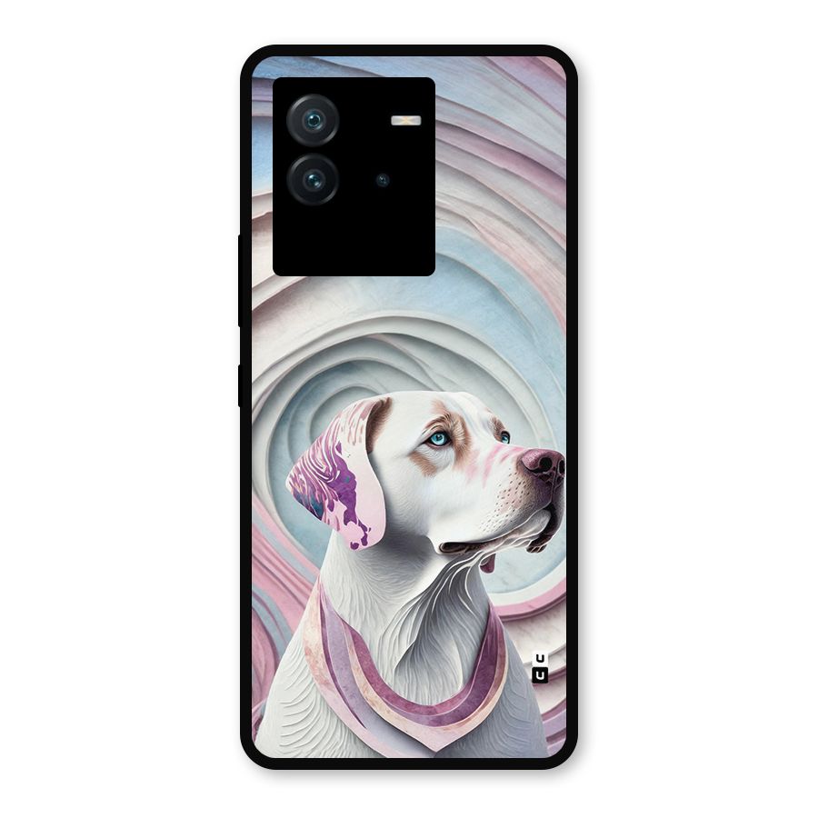 Eye Dog illustration Metal Back Case for iQOO Neo 6 5G
