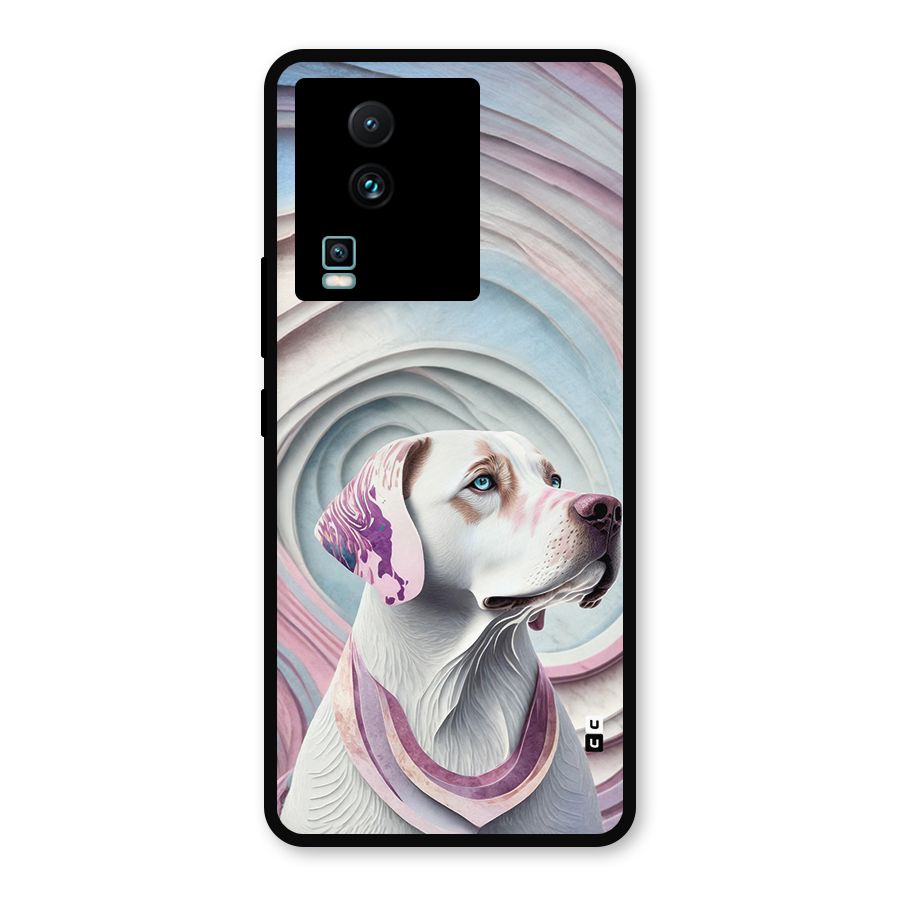 Eye Dog illustration Metal Back Case for iQOO Neo 7