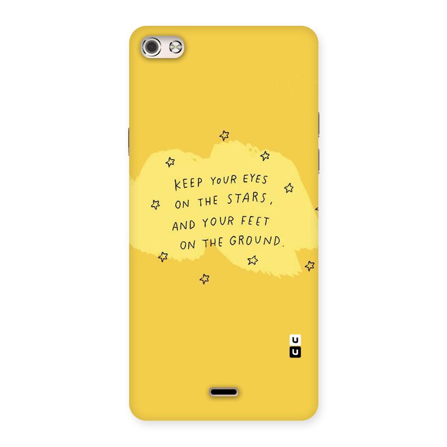 Eyes On Stars Back Case for Micromax Canvas Silver 5