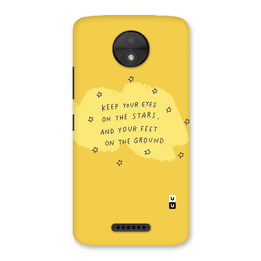 Eyes On Stars Back Case for Moto C