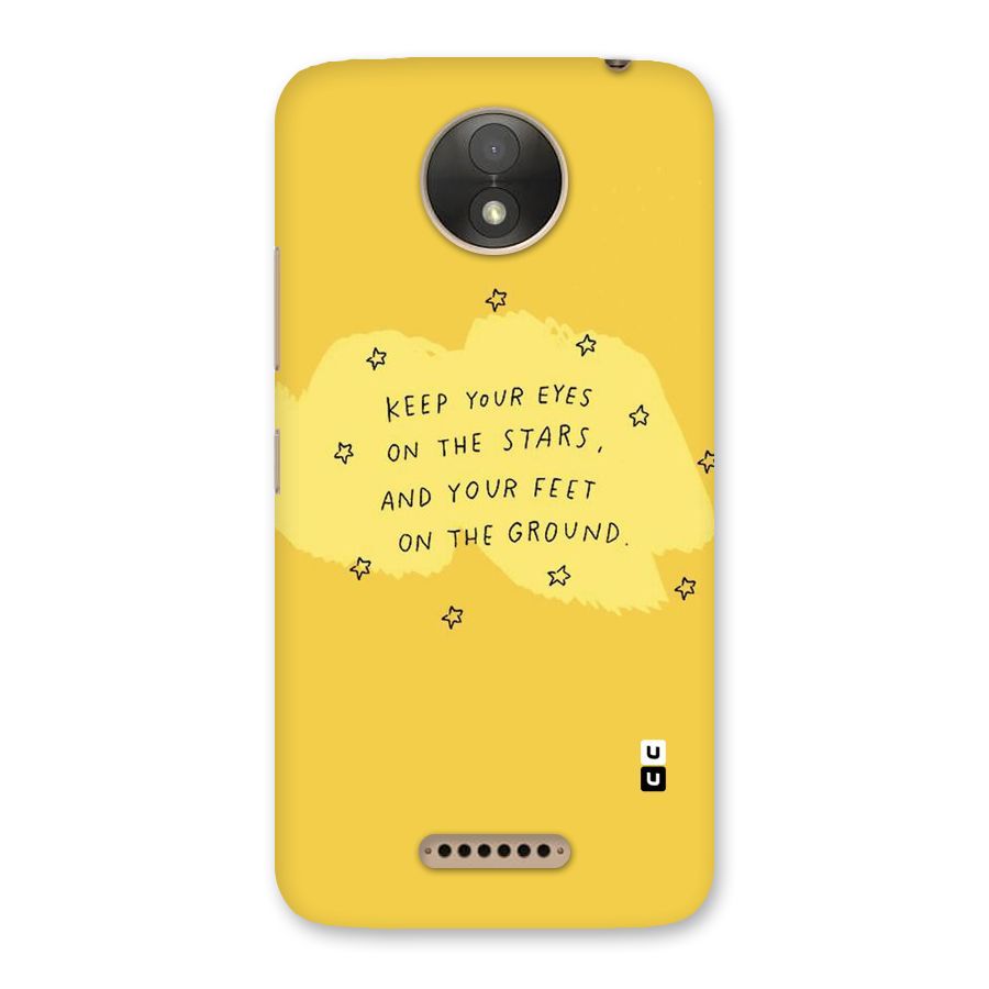 Eyes On Stars Back Case for Moto C Plus