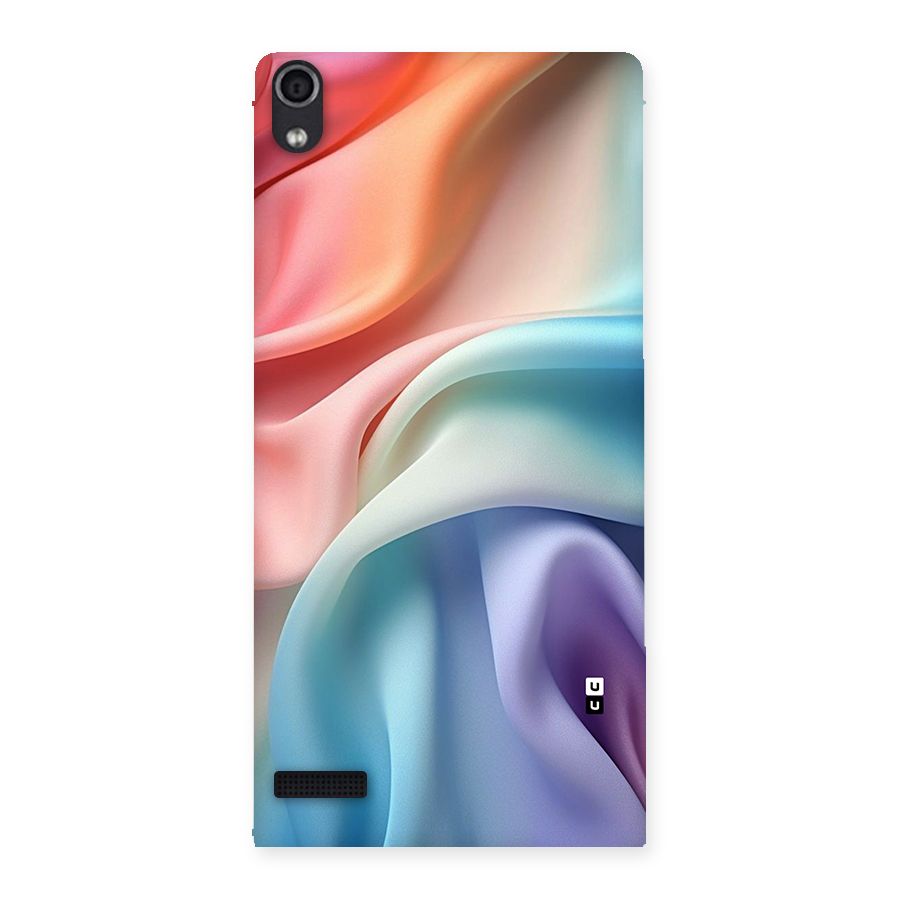 Fabric Pastel Back Case for Ascend P6