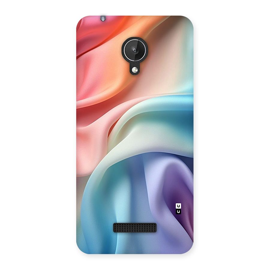 Fabric Pastel Back Case for Canvas Spark Q380