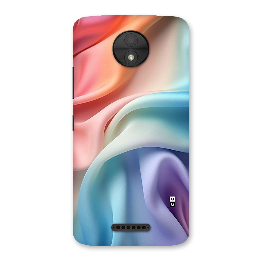 Fabric Pastel Back Case for Moto C