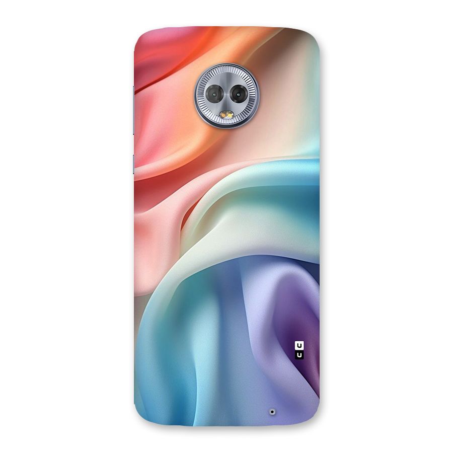 Fabric Pastel Back Case for Moto G6 Plus