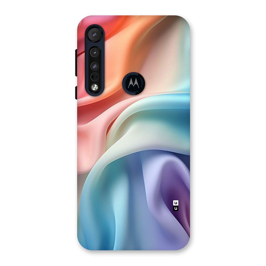 Fabric Pastel Back Case for Motorola One Macro