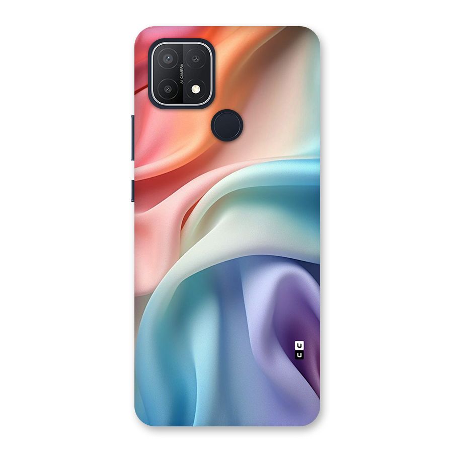 Fabric Pastel Back Case for Oppo A15