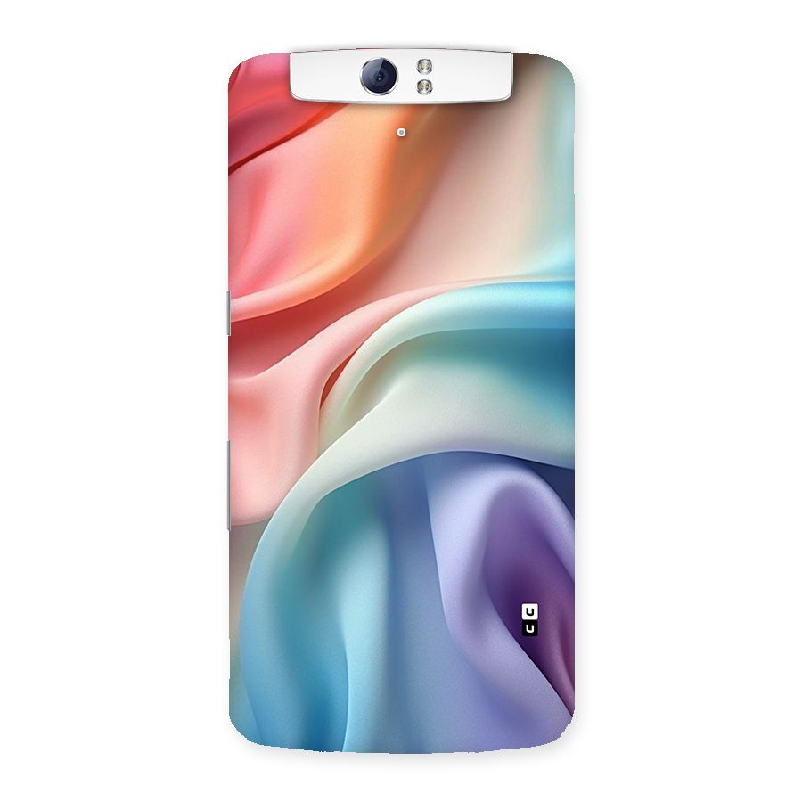 Fabric Pastel Back Case for Oppo N1