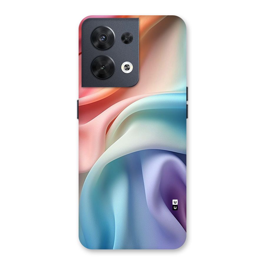 Fabric Pastel Back Case for Oppo Reno8 5G