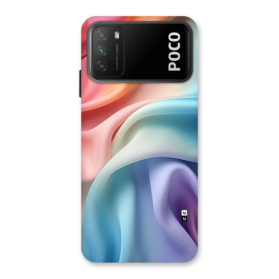 Fabric Pastel Back Case for Poco M3