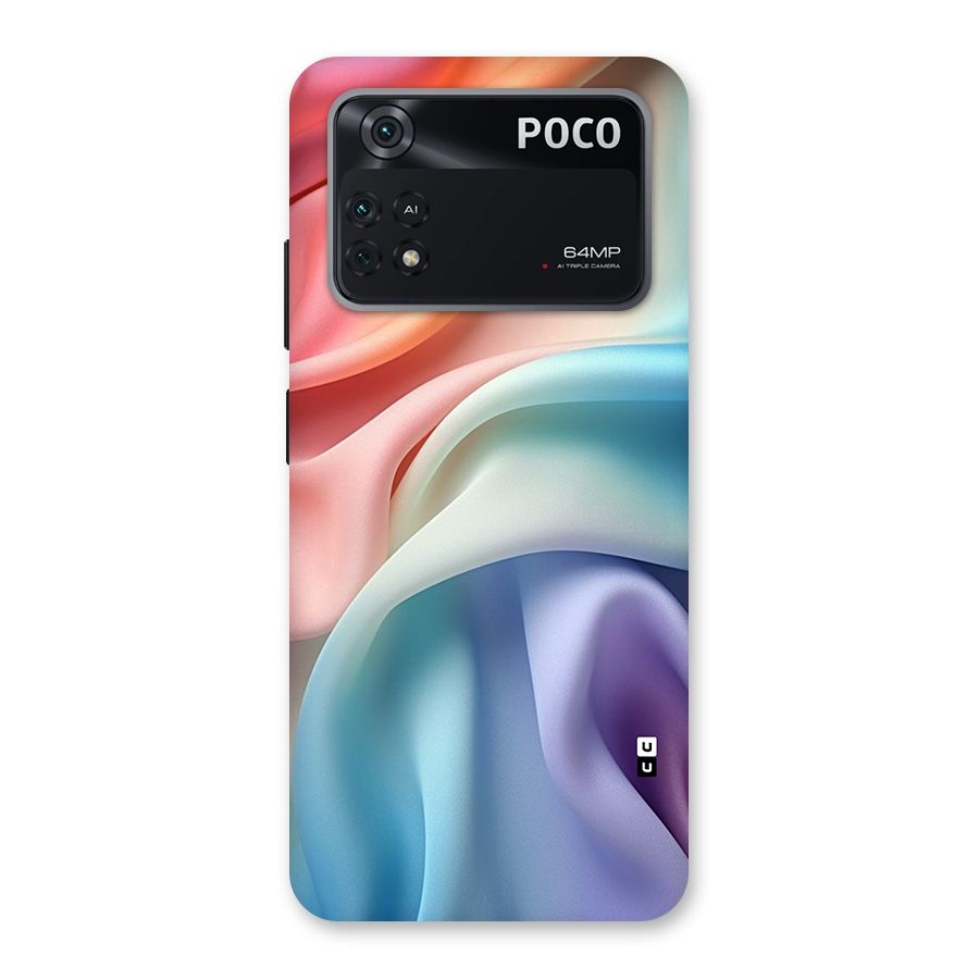Fabric Pastel Back Case for Poco M4 Pro 4G