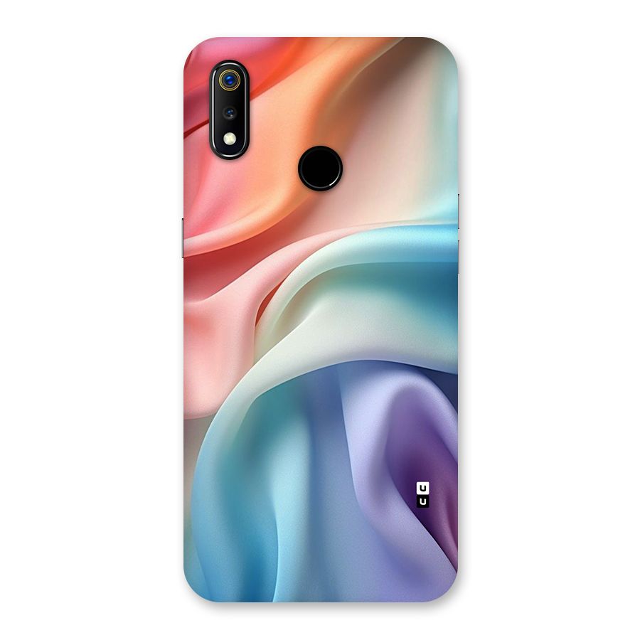 Fabric Pastel Back Case for Realme 3