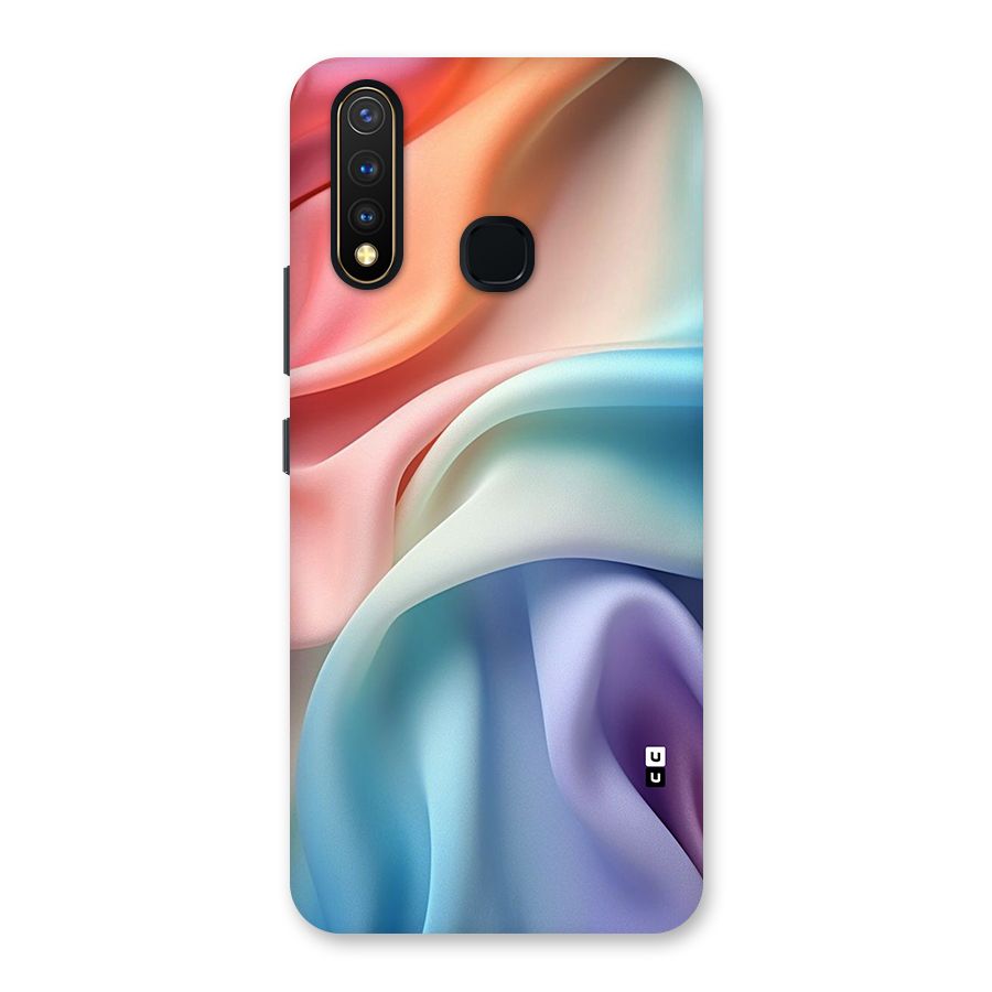 Fabric Pastel Back Case for Vivo U20