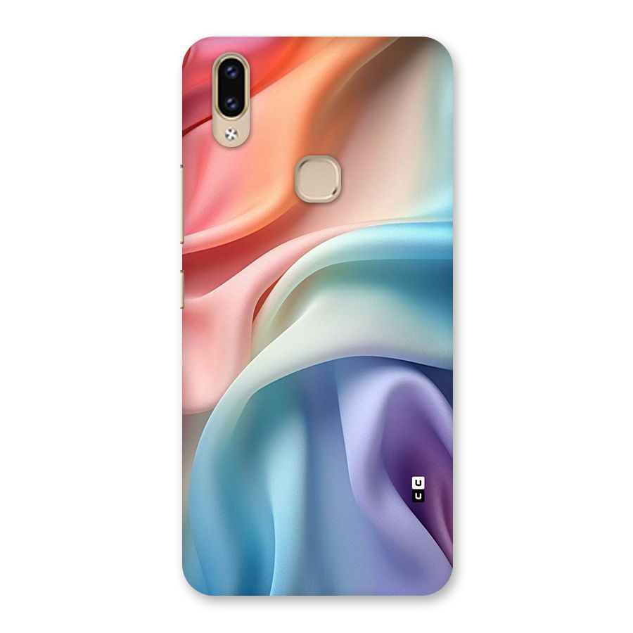 Fabric Pastel Back Case for Vivo V9 Youth