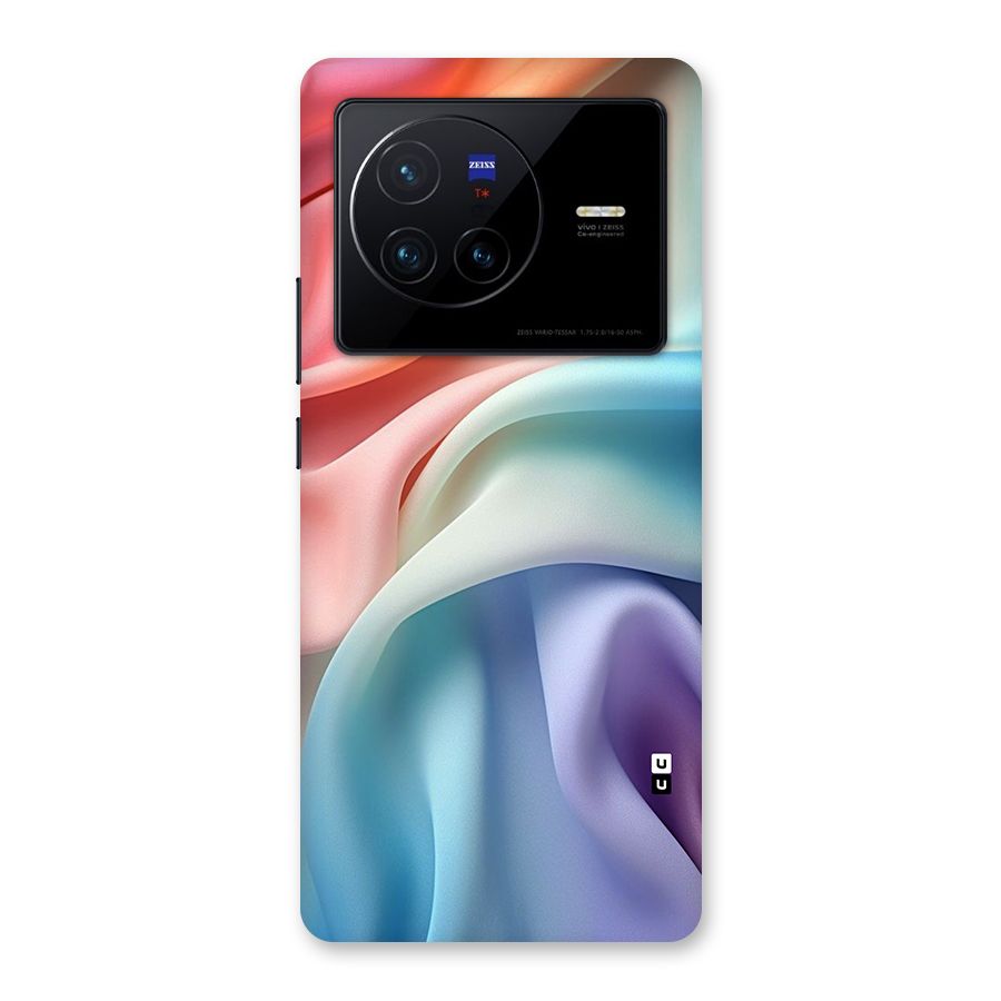 Fabric Pastel Back Case for Vivo X80