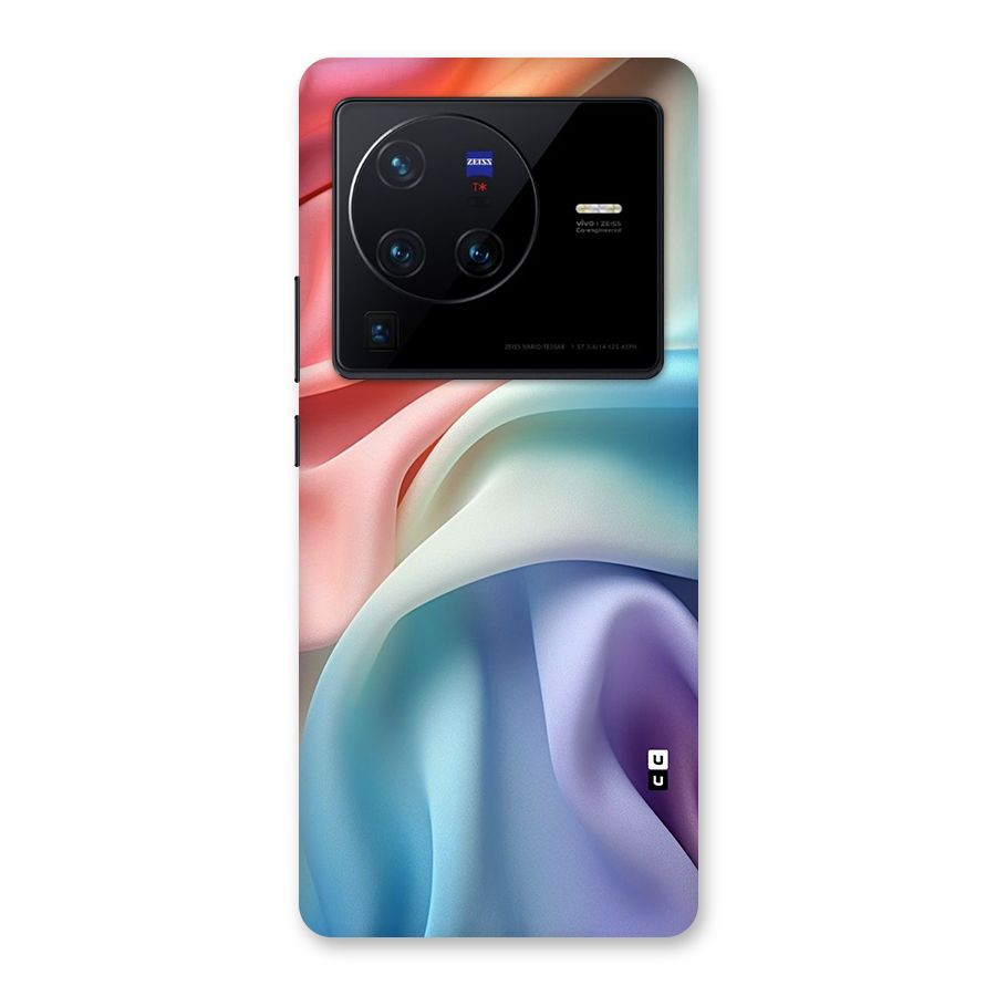 Fabric Pastel Back Case for Vivo X80 Pro