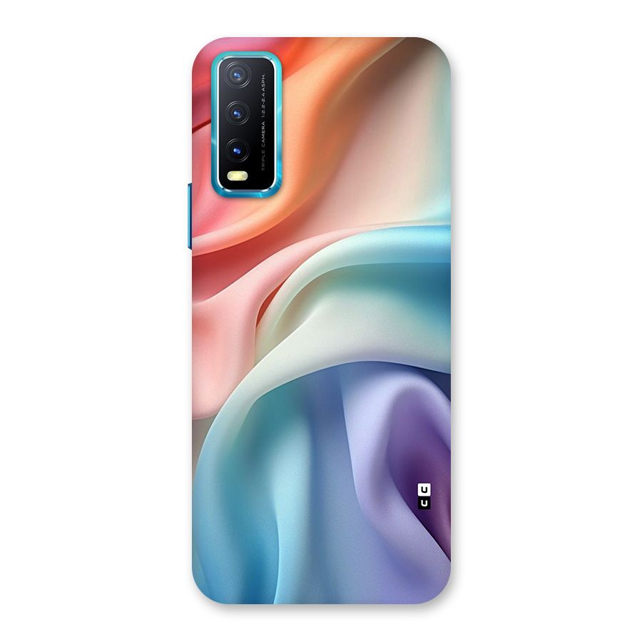 Fabric Pastel Back Case for Vivo Y20A