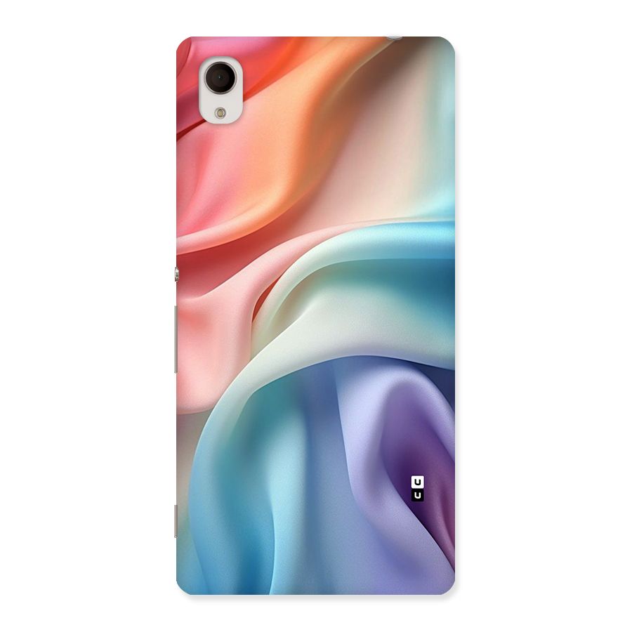Fabric Pastel Back Case for Xperia M4