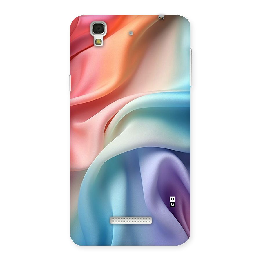 Fabric Pastel Back Case for Yureka