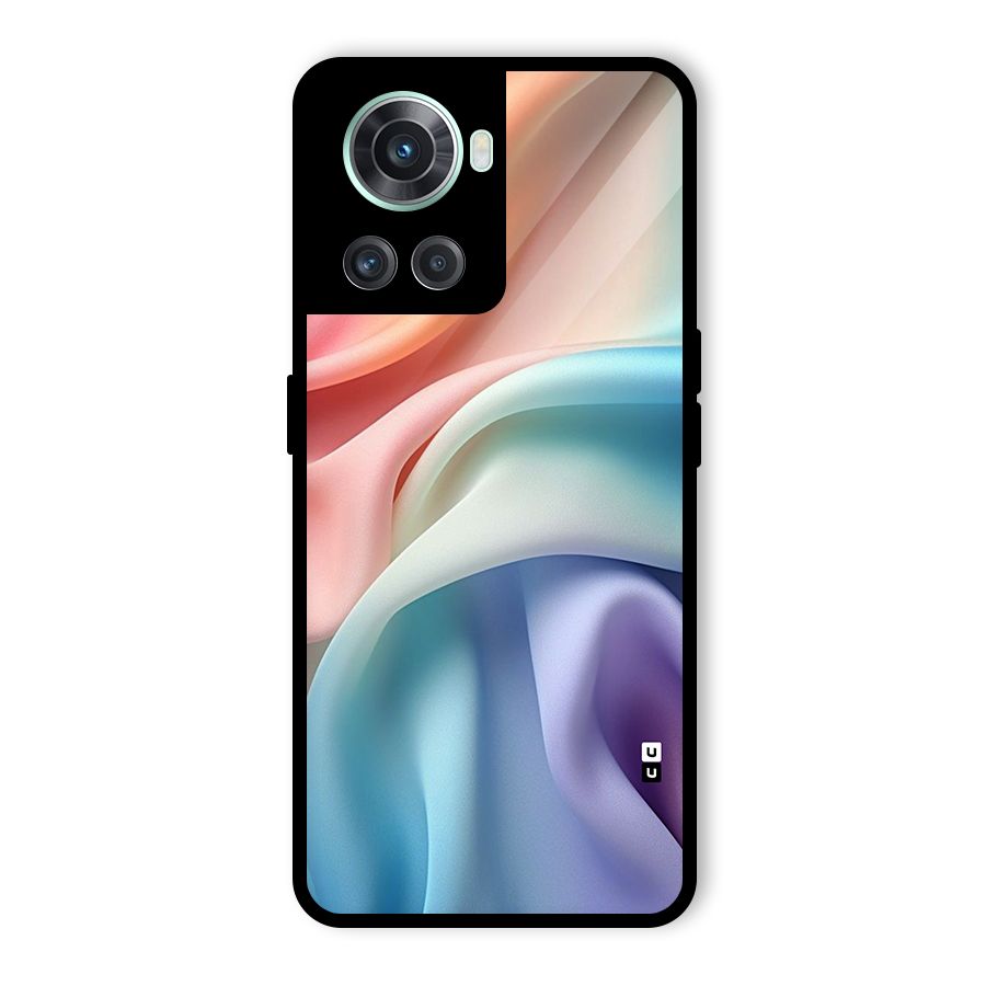 Fabric Pastel Glass Back Case for OnePlus 10R
