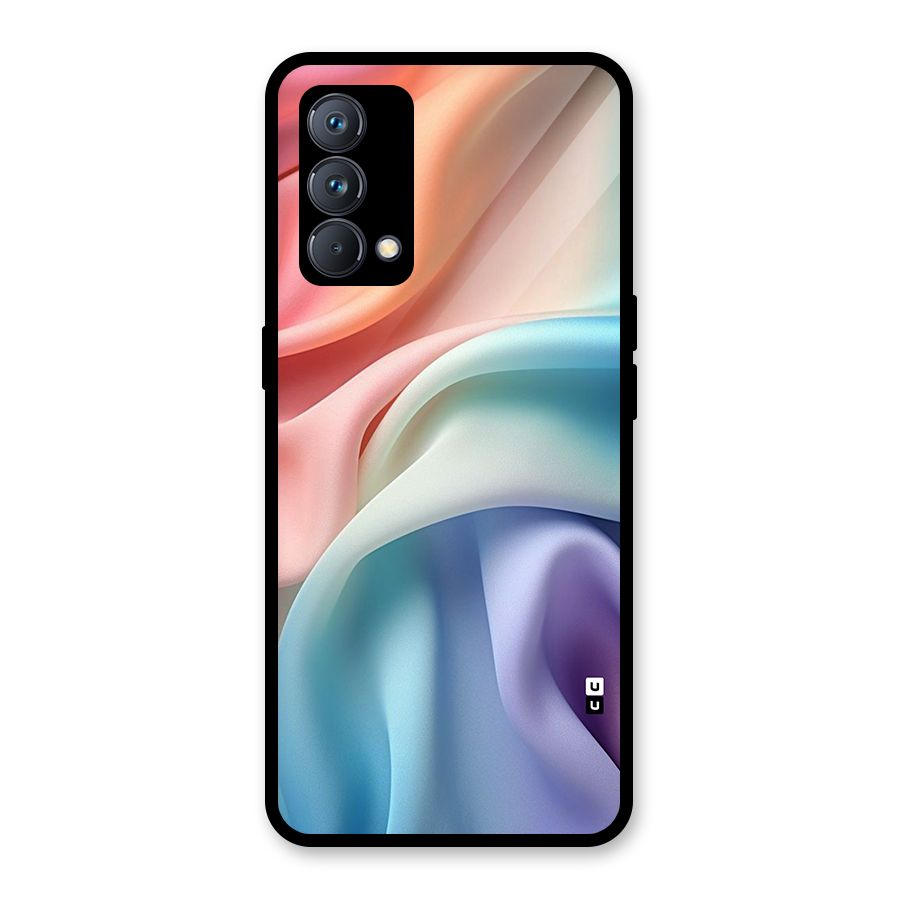 Fabric Pastel Glass Back Case for Realme GT Master Edition