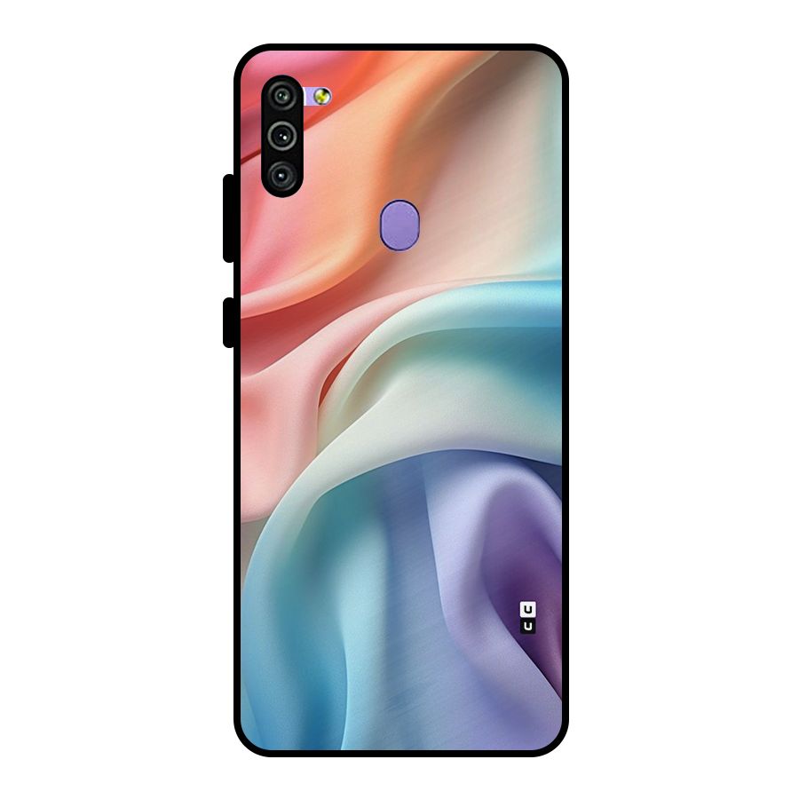 Fabric Pastel Metal Back Case for Galaxy M11