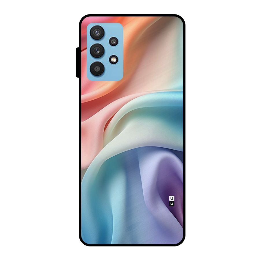 Fabric Pastel Metal Back Case for Galaxy M32 5G
