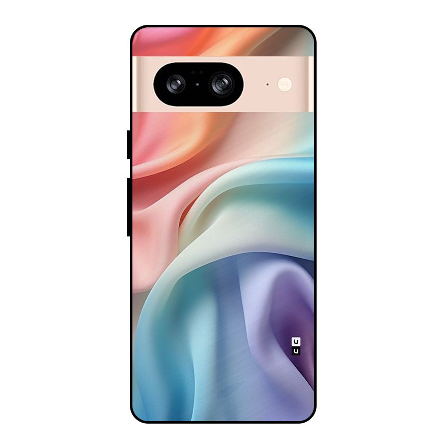 Fabric Pastel Metal Back Case for Google Pixel 8