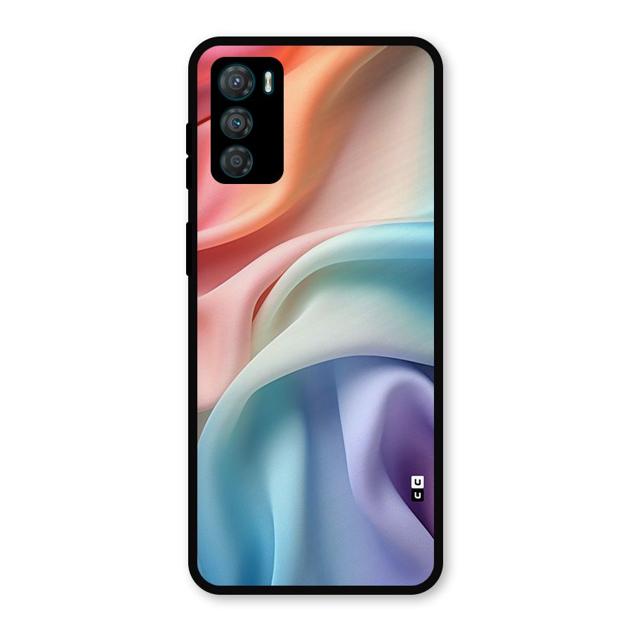 Fabric Pastel Metal Back Case for Moto G42