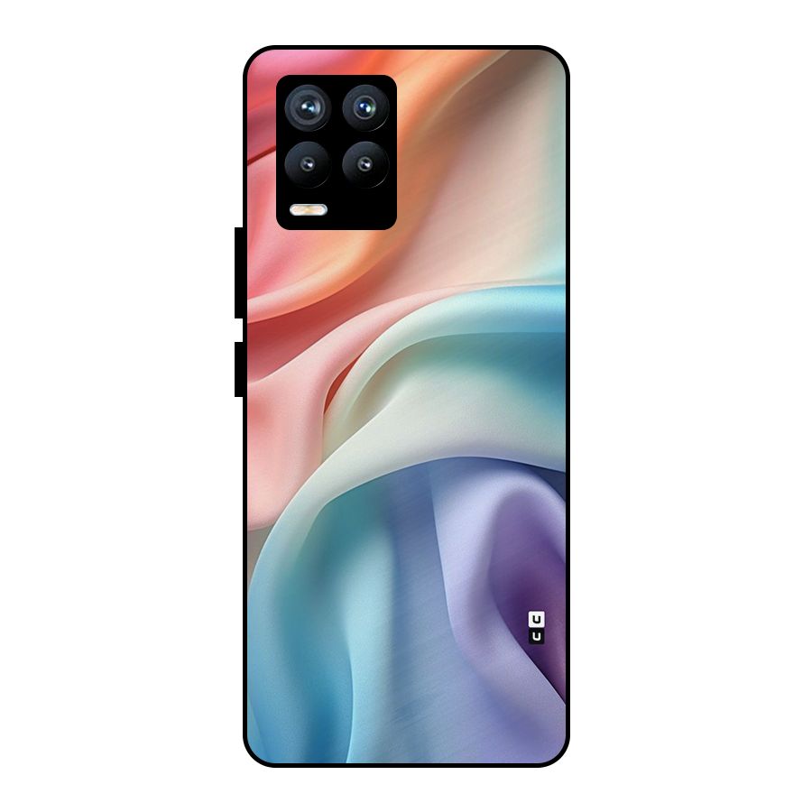 Fabric Pastel Metal Back Case for Realme 8 Pro