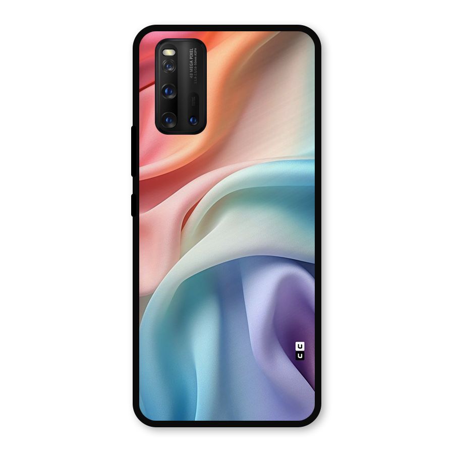 Fabric Pastel Metal Back Case for iQOO 3