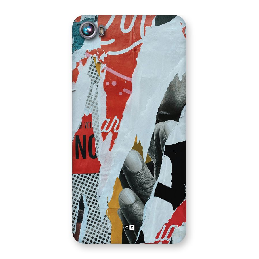 Fabulous Paper Cutout Back Case for Canvas Fire 4 (A107)