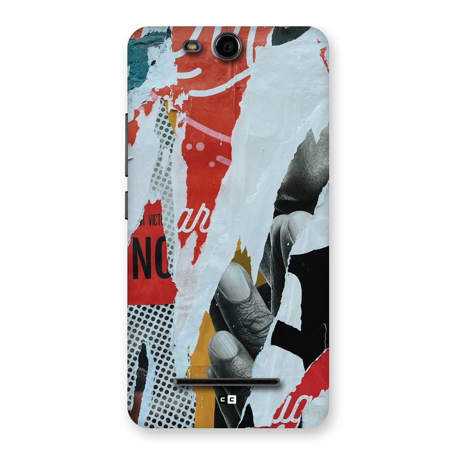 Fabulous Paper Cutout Back Case for Canvas Juice 3 Q392