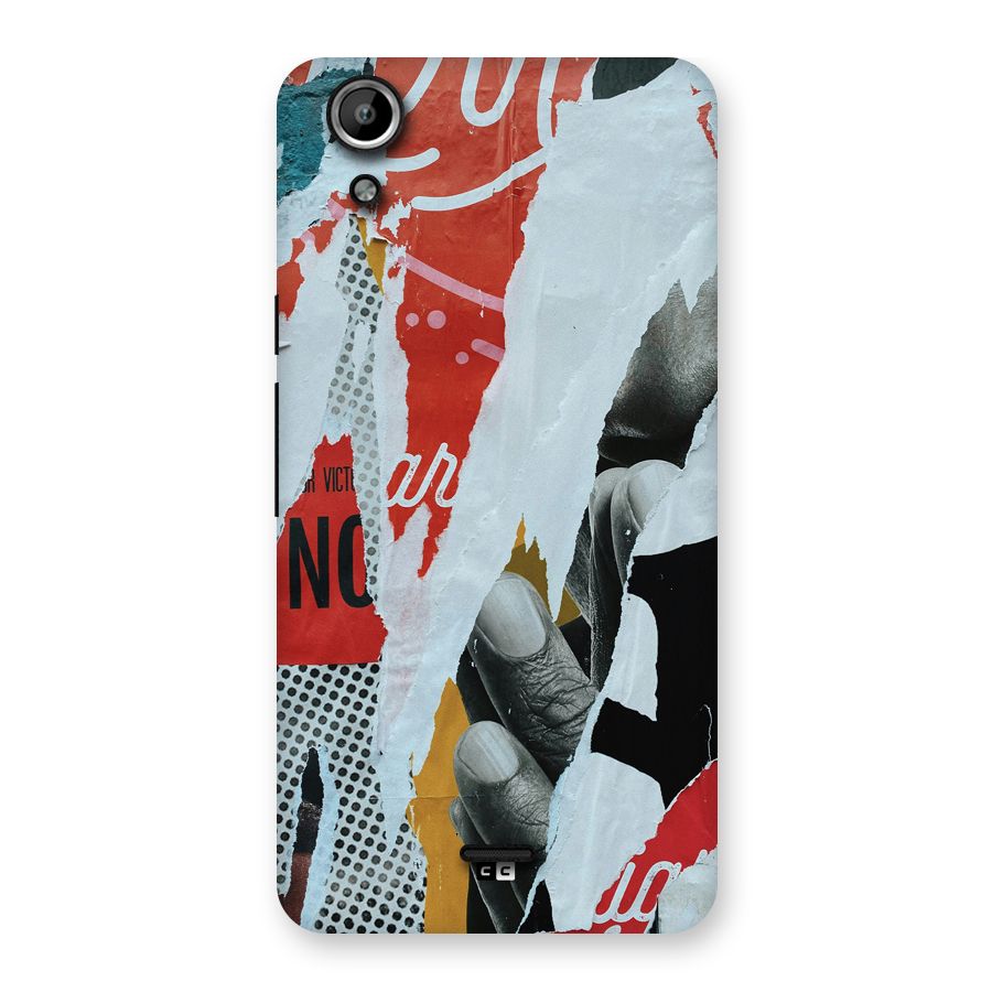 Fabulous Paper Cutout Back Case for Canvas Selfie Lens Q345