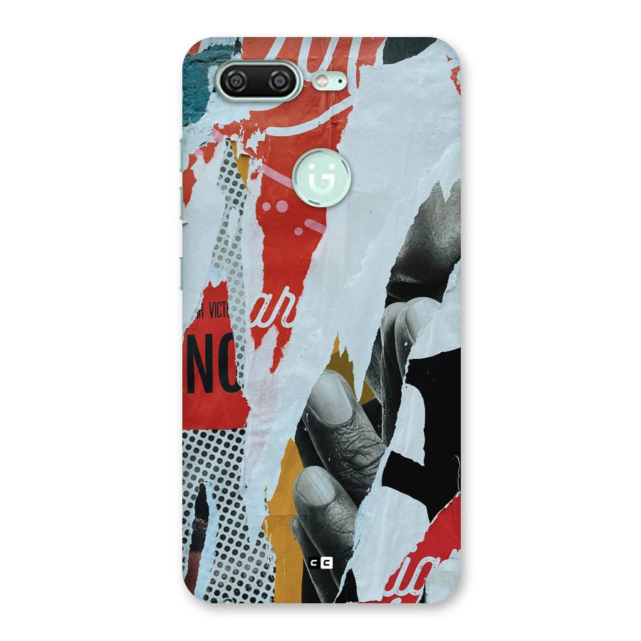 Fabulous Paper Cutout Back Case for Gionee S10