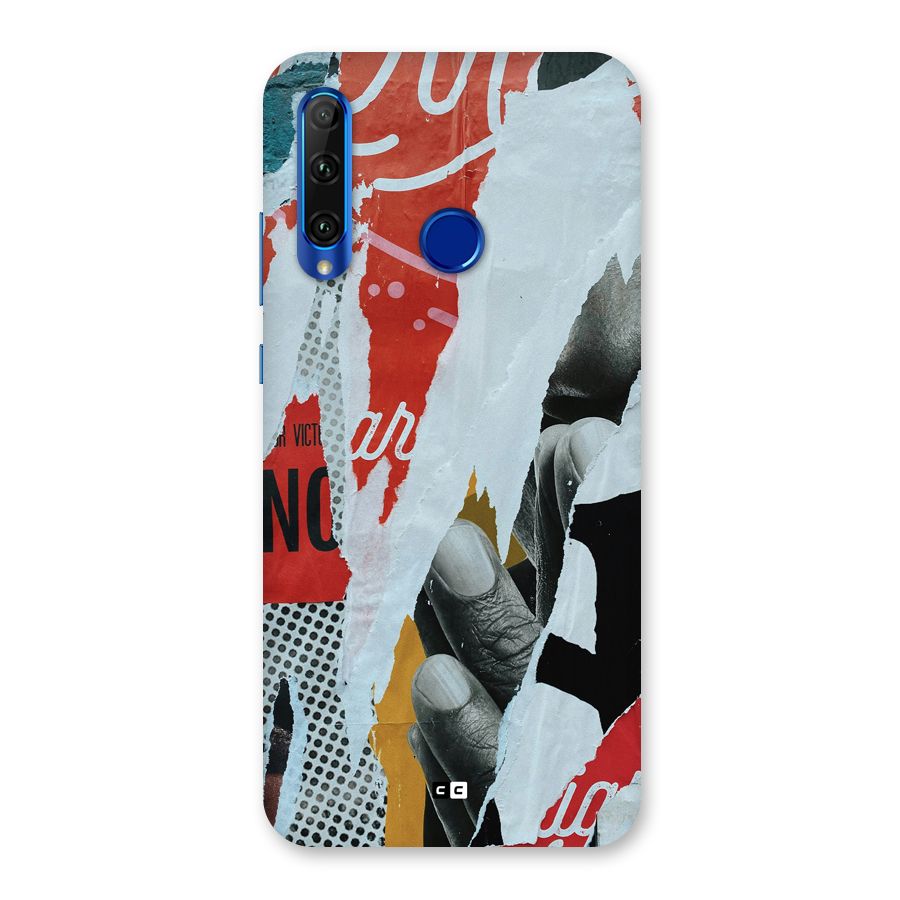 Fabulous Paper Cutout Back Case for Honor 20i