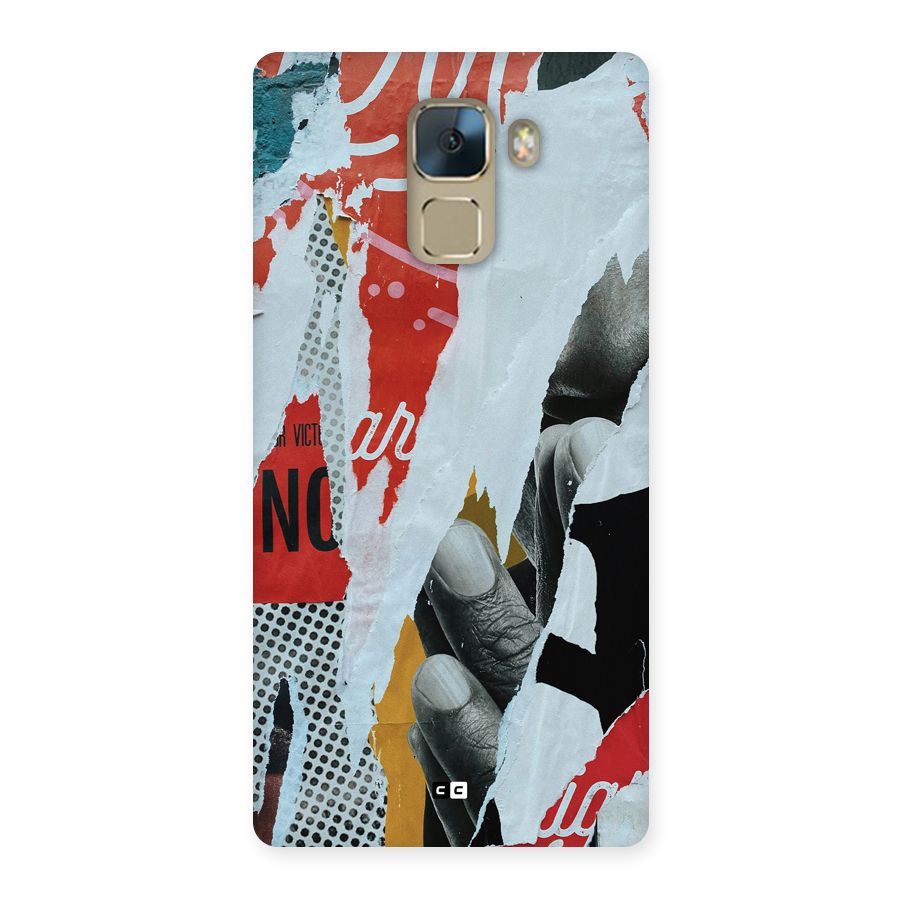 Fabulous Paper Cutout Back Case for Honor 7