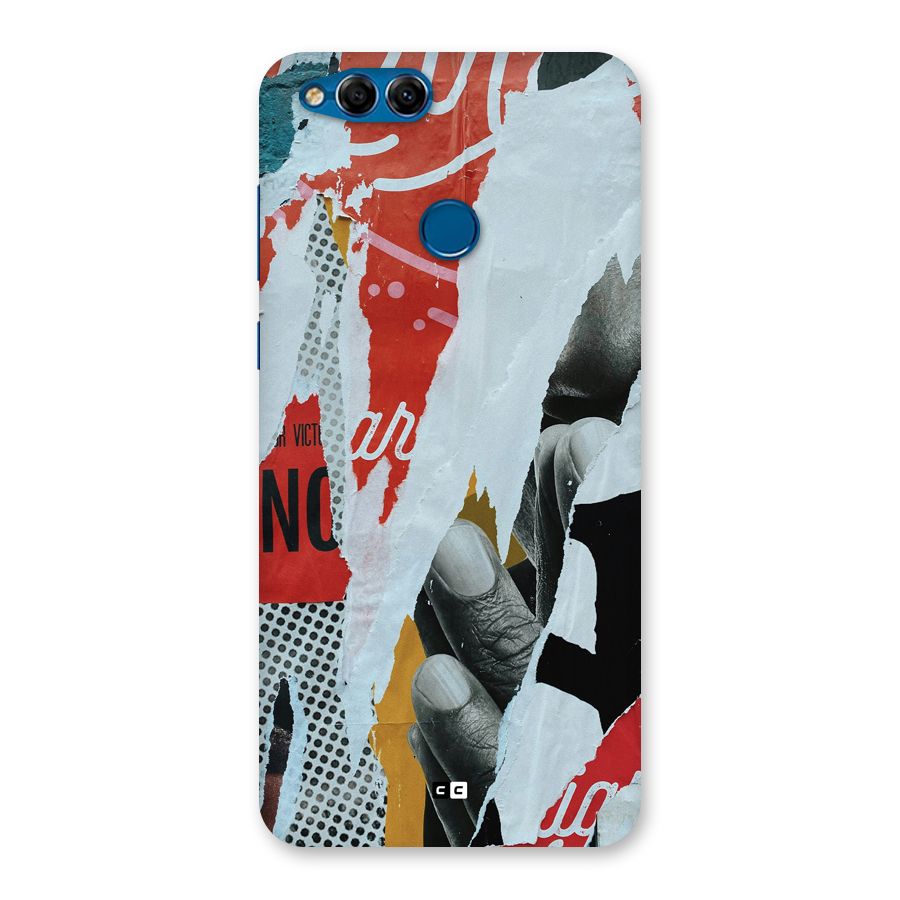 Fabulous Paper Cutout Back Case for Honor 7X