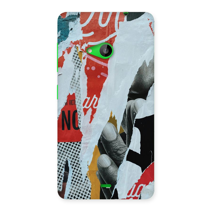 Fabulous Paper Cutout Back Case for Lumia 535