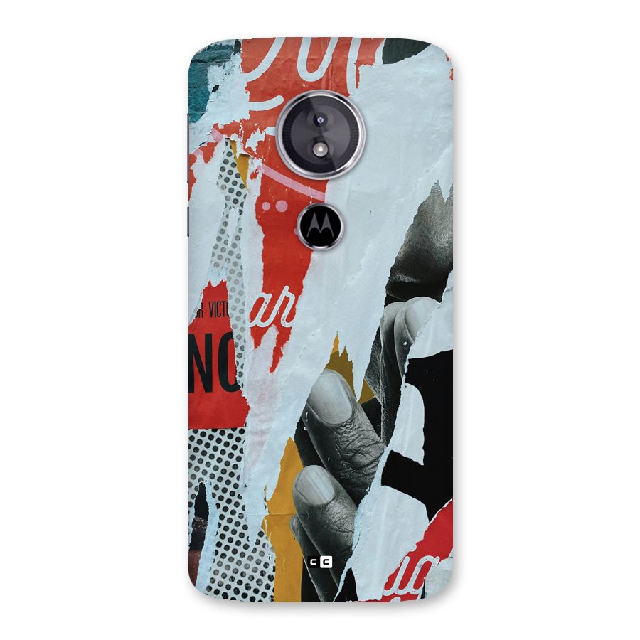 Fabulous Paper Cutout Back Case for Moto E5