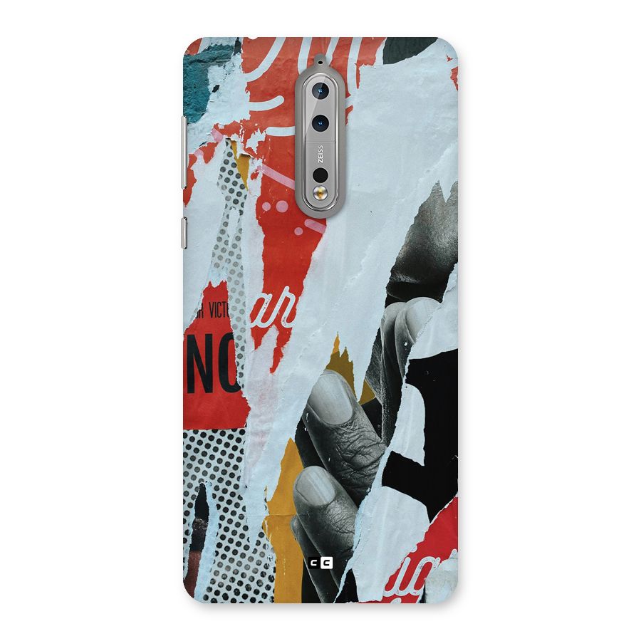 Fabulous Paper Cutout Back Case for Nokia 8